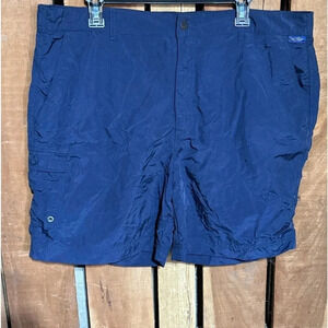 Kahala Men’s Nylon Navy Blue Shorts Size XL